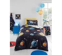 Bedlam Outer Space Glow In The Dark Duvet Set Print