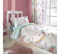 Bedlam 'Rainbow Unicorn' Childrens Duvet Cover Set | Size: Single Bedlam Multicolor Single