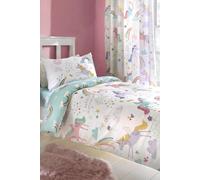 Rainbow Unicorn Duvet Cover & Pillowcase Set MultiColoured