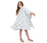 Bedlam Retro Flower Super Cosy Plush Hooded Throw
