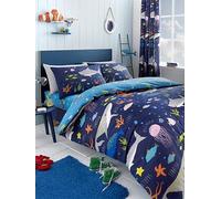 Bedlam Sea Life Glow In The Dark Duvet Set Print