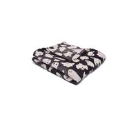 Bedlam - Halloween Ghosts Fleece Blanket (120 x 150cm) - Super Soft & Cosy Fleece in Black - Black Spooky Ghost Throw Blanket - Halloween Blankets and Throws (Snuggy) - Halloween Decorations