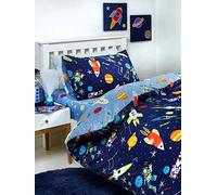 Bedlam Supersonic Glow In The Dark Duvet Set Print