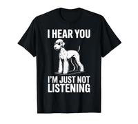 Bedlington Terrier Dog Funny Bedlington Terrier Value Graphic T-Shirt, Men, Black, M