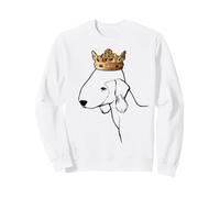 Bedlington Terrier Dog Wearing Crown Sweatshirt