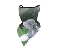 Bedlington Terrier Funny Dogs Furry Dogs Pets Windproof Mask,Neck Gaiter Winter Motorcycle Face Cover