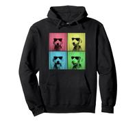 Bedlington Terrier Pop Art Funny Dog Lover Photo Booth Pullover Hoodie