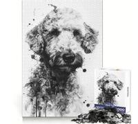 Bedlington Terrier Puzzles for Teenagers 1000 Piece Intellect Skill Tranquil Escape Clean Join (50x75cm)