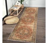 BedLooms Machine Washable Hallway Runner Red Rug 60x220 cm Majestic Soft Touch Premium Quality Rugs for Living Room, Non Slip Carpet Runners for Bedroom, Dining Room Kids Room