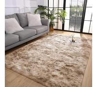 BedLooms Rugs Living Room - Tie-Dye Beige Area Rugs for Bedroom, Hallway Runner 80x150 cm Anti Slip - Modern Super Soft Plush Carpets Fluffy Shaggy Rug for Lounge - Non Shedding Kids Bedside Rug