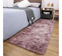 BedLooms Rugs Living Room - Tie-Dye Pink Lilac Area Rugs for Bedroom, Hallway Runner 60x220 cm Anti Slip - Modern Super Soft Plush Carpets Fluffy Shaggy Rug for Lounge - Non Shedding Bedside Rug