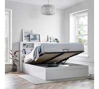 Arizona White Wooden Ottoman Bed