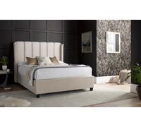 Bedmaster Aurora Warmstone Velvet Ottoman Bed Double