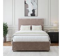 Bedmaster Chenille Divan Base in Silver | Size: Small Single Bedmaster Silver Small Single