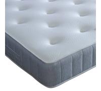 Bedmaster Pearl Contour Memory Foam Mattress In Light Blue Light Blue Super King
