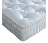 Bedmaster Signature Pillow Top 2000 Pocket Sprung Plush Velvet Divan Set & Headboard in Natural | Size: Double Bedmaster Natural Double