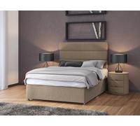 Bedmaster Slate Linen Divan Base Small Double