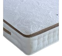 Bedmaster Windsor 3000 Pocket Sprung Pillow Top Mattress in White | Size: Small Single Bedmaster White Small Single
