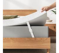 Bednew Memory Foam Mattress Topper, 10cm Thickness Mattress Topper King Bed with Anti-Slip Breathable Washable Cover, Back Pain Relief, King Size 150x200x10cm