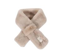 BednL Soft Trendy Faux Rabbit Fur Plush Neck Guard For Girls Women Winter Scarves Korean Shawls Collar Cross Wraps (beige)