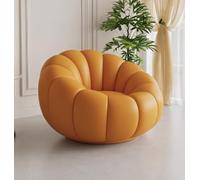 BEDOIN Swivel Accent Chair, Modern Round Barrel Chair, 360° Swivel Design, Lamb Wool Fabric, High Density Sponge, Comfortable & Ergonomic, For Living Room, Bedroom, Office & Nursery