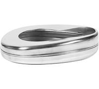 Bedpans for Elderly Men and Women, Bed Pan Urinal Stainless Steel Portable Silver 35.5x28.5x7cm 1 Piece