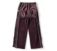 Bedridden Patient Clothing, Post-Op Tear Away Clothes Side Snap Shirts Patient Nursing Trousers Thickened Dementia Clothing Adaptive Pajama(A Pants,M)