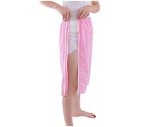 Bedridden Patient Clothing, Tear Away Shorts Post Surgery Pants Adaptive Breakaway Shorts Bedridden Patient Clothing Double Zipper(Pink,L)
