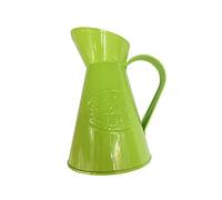 Bedroom 1pc Retro Metal Jug Vase Flower Pitcher Wedding Shower Birthday Party Favor Home Decor Restaurant(Green)