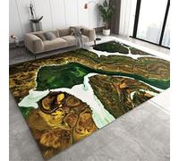 Bedroom Carpet 3D Printing Abstract Marble Texture 50 X 80 Cm - Indoor Doorway Non-Slip Floor Mat Carpet - Soft Touch - Polyester - Easy To Clean - Suitable For Dining Room, Kitchen, Ta -5755334914489