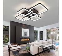 Bedroom Ceiling Lights and Remote Control APP Living Room Light Fittings Ceilings Smart Dimmable Corridor Lighting Ceiling with Memory Function Modern Entrance Office-White