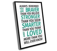 Bedroom Decor For Boys,Boys Room Decorations,Black Office Decor,Always Remember You Are Than You Believe,Modern Art,Boss,Gift Ideas,Gift For Him,Inspirational Decor,12x16 Inch UnFramed Wall Art
