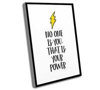 Bedroom Decorations For Girls,Canvas Art Wall Decor,Nursery Wall Art UnFramed,No One Is You That Is Your Power,Boss Lady,Glamour Ss For Her,Gifts For Boyfriend,Quote,Modern Art,12x16 In UnFramed Wall