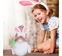 Bedroom Decorations Man Flower and Gnome Gift Spring Doll Faceless Bunny Home Old Easter Ornament Desktop Ornament