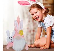 Bedroom Decorations Man Flower and Gnome Gift Spring Doll Faceless Bunny Home Old Easter Ornament Desktop Ornament