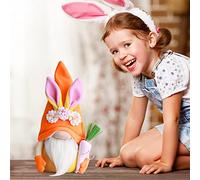 Bedroom Decorations Man Flower and Gnome Gift Spring Doll Faceless Bunny Home Old Easter Ornament Desktop Ornament