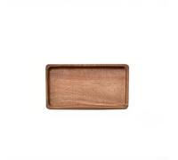 Bedroom Decorative Tray 29.5cm Elegant Style | Natural wood material, heat resistant for surface, holds fruits snacks drinks, lightweight portable, non-toxic(Small)