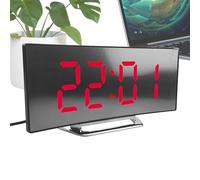 Bedroom Digital Alarm Clock - LED Display Digital Clock for Bedroom,High-Brightness Easy-to-Read Time Management Tool for Teens Boys Girls Students Seniors Dorm Kitchen Bathroom