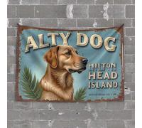 Bedroom Door Decorations Alty Dog: A Guide to Hilton Head Island'S Best Companions Tapestry Funny Kitchen Decor Vintage Decor(100X150CM)