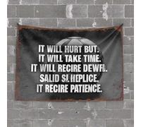 Bedroom Door Decorations Motivational Soccer Quote: Embrace The Journey of Growth Tapestry Tapestry Wall Art Stuff for Boys Room(100X150CM)