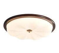 Bedroom European Style Ceiling Lights Modern Simplicity Panel Lamp with Wood 3 Dimmable Light Luxury Ceiling Lighting Fixtures Flush Mount Super Bright Ceiling Lamp for Dining Room Study Villa