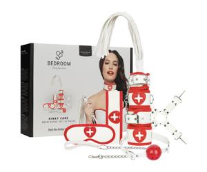 Bedroom Fantasies - 8-Piece Nurse Set (Red-White)