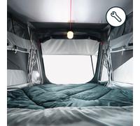 Bedroom For The Quechua X Naïtup Fresh & Black 2-person Rooftop Tent