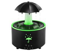 Bedroom Humidifier - 7 Colors Air Moisturizer with Remote Control and Timer, Rotating Umbrella Diffuser, Soft Mist for Office, Nightstand or Bedroom, Silent Function