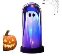 Bedroom Illuminated Standing Ghost- 7.48 Inch, Creepy Desktop Ornament, Beautiful Present | Illuminated Spirit In Glass, Illuminated Ghosts Outdoor, Festival Party Escape Room Haunted For Dining Table