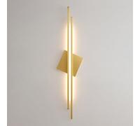 Bedroom Linear Wall Lights Led Wall Lamps for Bedside, Long Strip Wall Sconce 3 Color Mode Living Room Hallway Lighting Fixture with Acrylic Lampshade (1 Pack) (d 110cm)