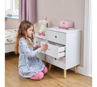Bedroom Playroom Storage Cabinet Liberty House Toys White Large
