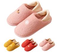 Bedroom Slippers Womens Winter Snow Slippers Women Slip On Home Sliders With Back Ladies Slipper For House Cute Snowflake Slipper Lovely Sock Printed Sliders Winter Christmas Gifts