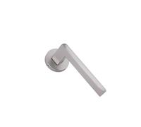 Bedroom Solid Wood Door Lock Simple Indoor Silent Black Door Handle Household zinc Alloy Split Lock(D31 S954 Nickel Brushed Silent)