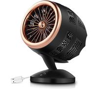 Bedroom Space Heater Mini Heater Usb Rotary Electric Fan Heater Heating Stove Radiator Desk For Car Dealership Two Level Adjustable